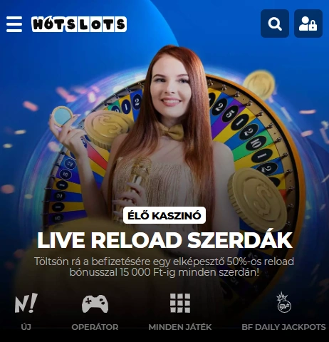 Hotslots Casino mobil weboldal